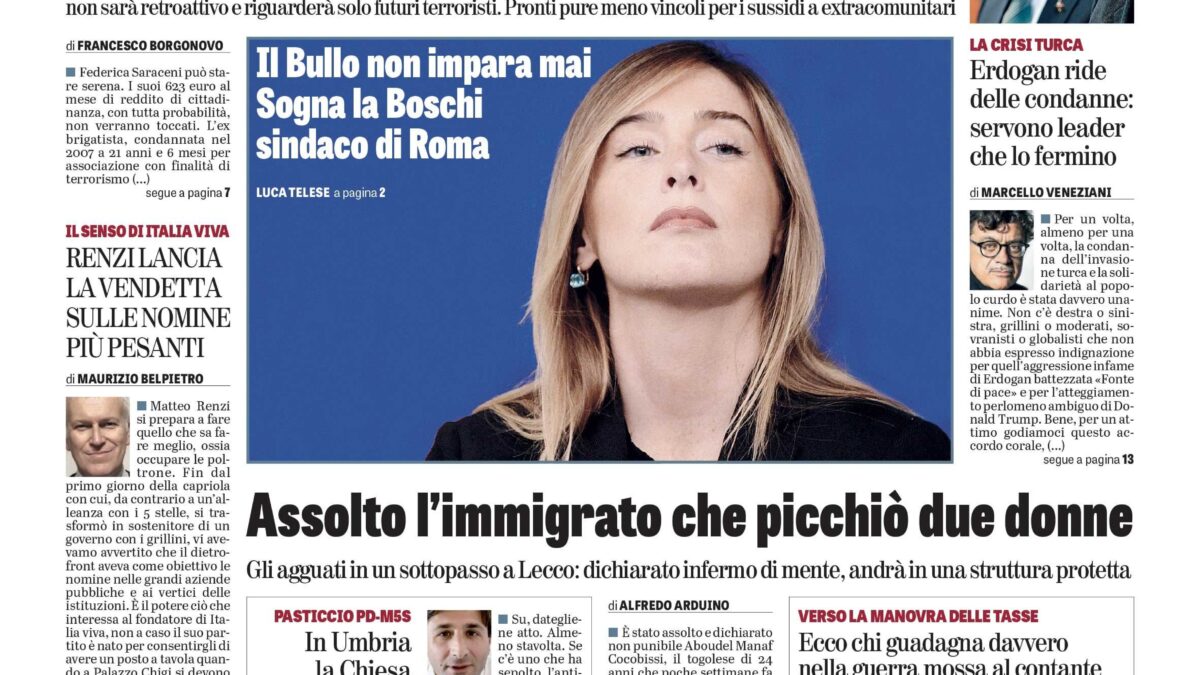 Oggi in edicola
