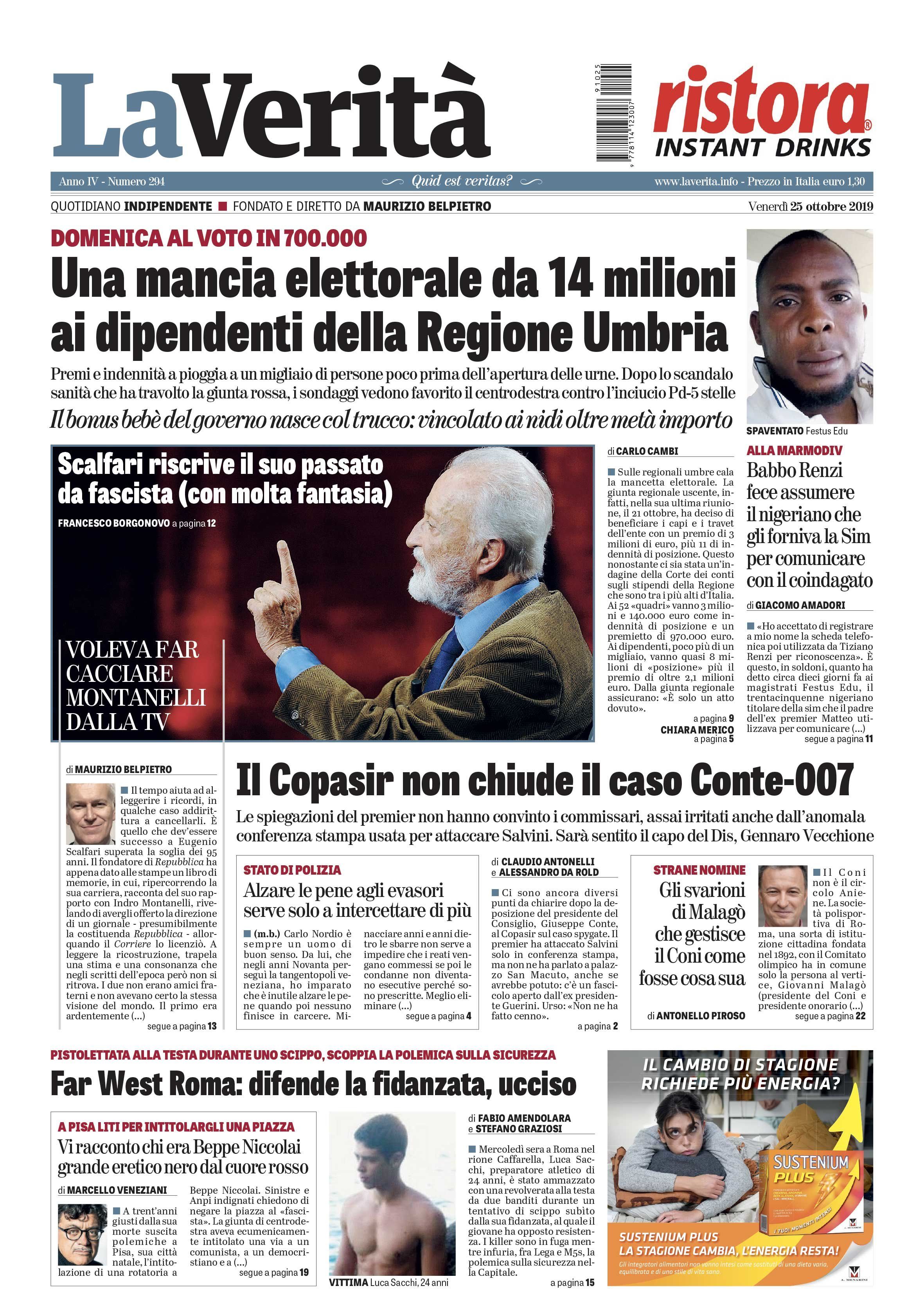 Oggi in edicola
