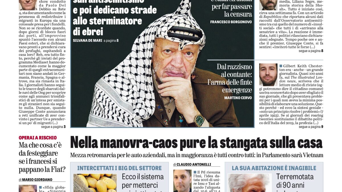 Oggi in edicola