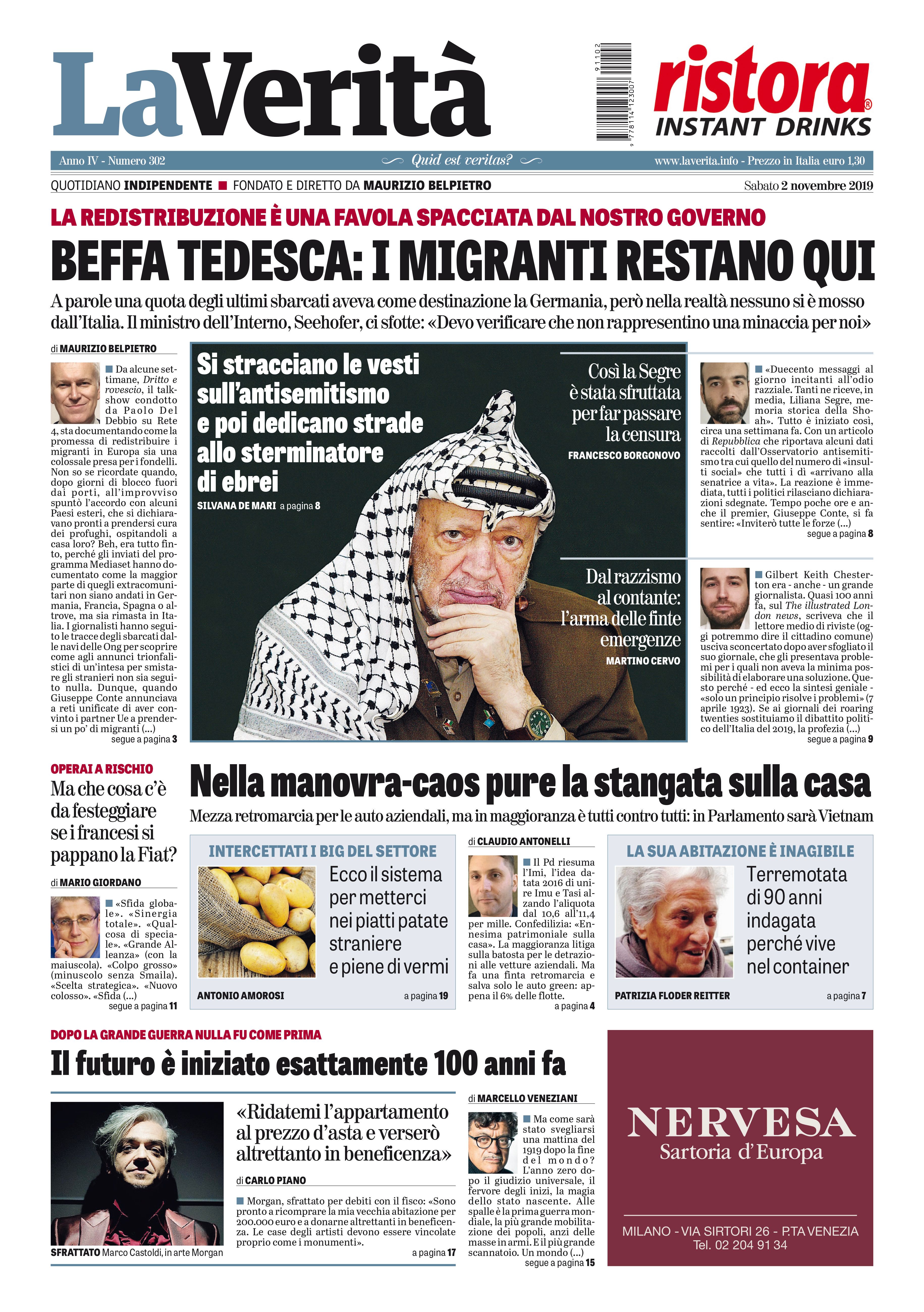 Oggi in edicola