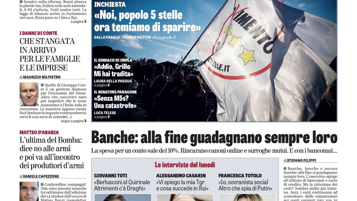 Oggi in edicola
