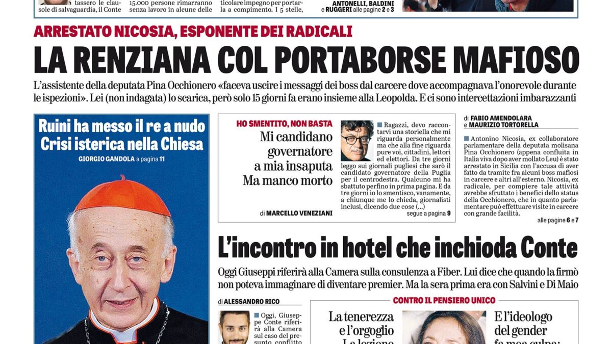 Oggi in edicola