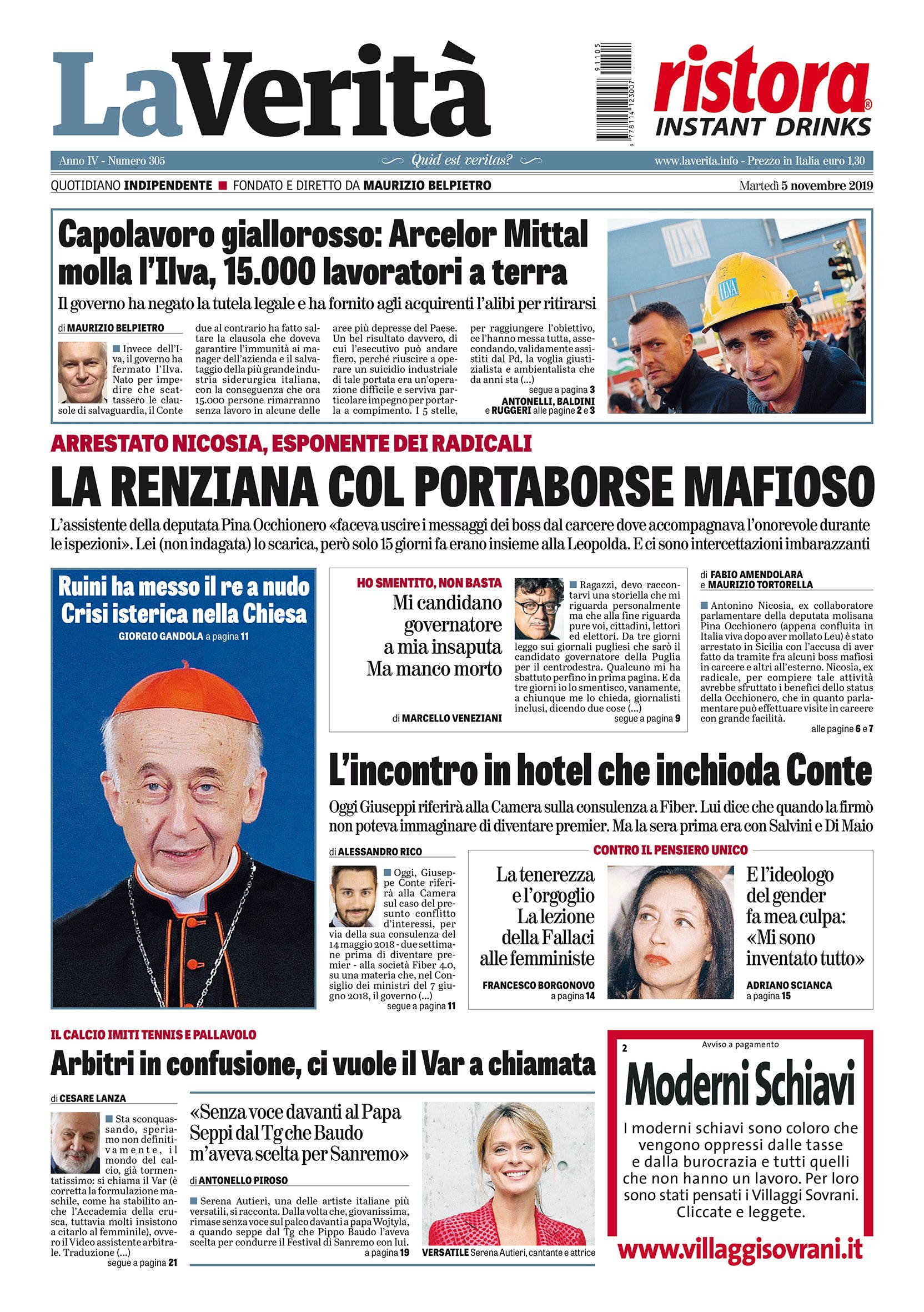 Oggi in edicola