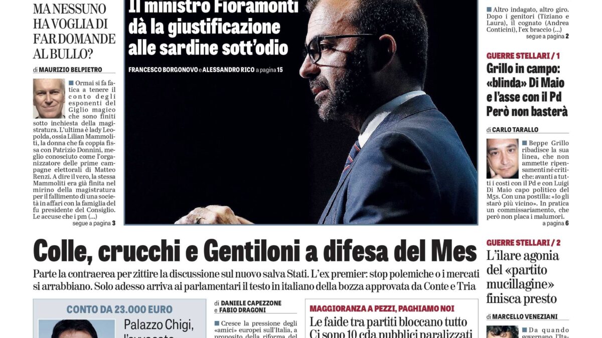 Oggi in edicola
