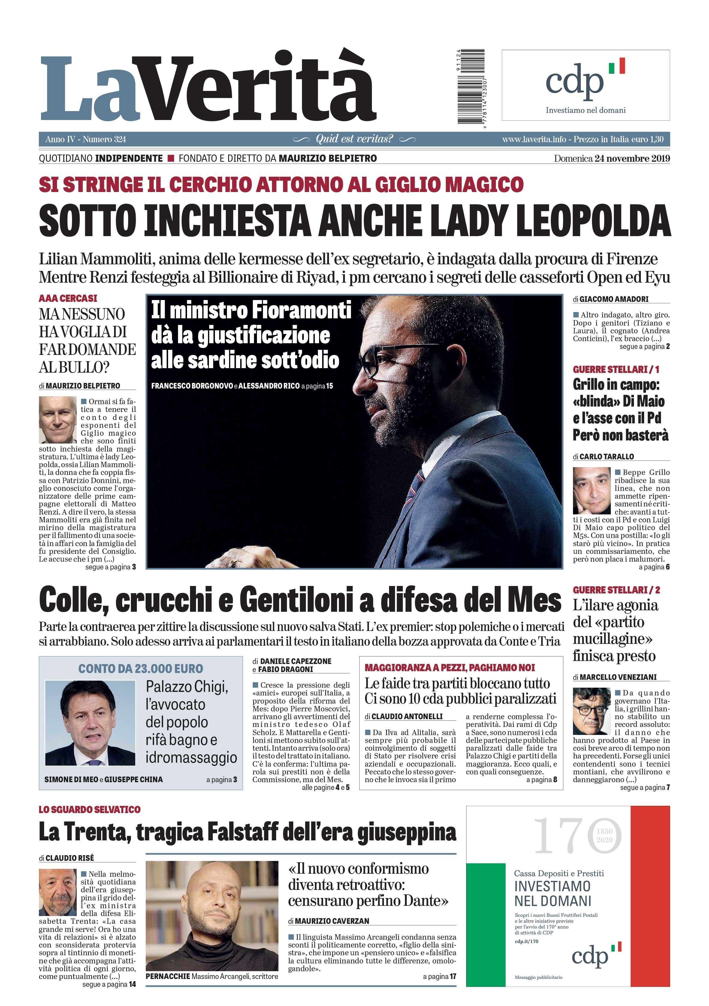 Oggi in edicola