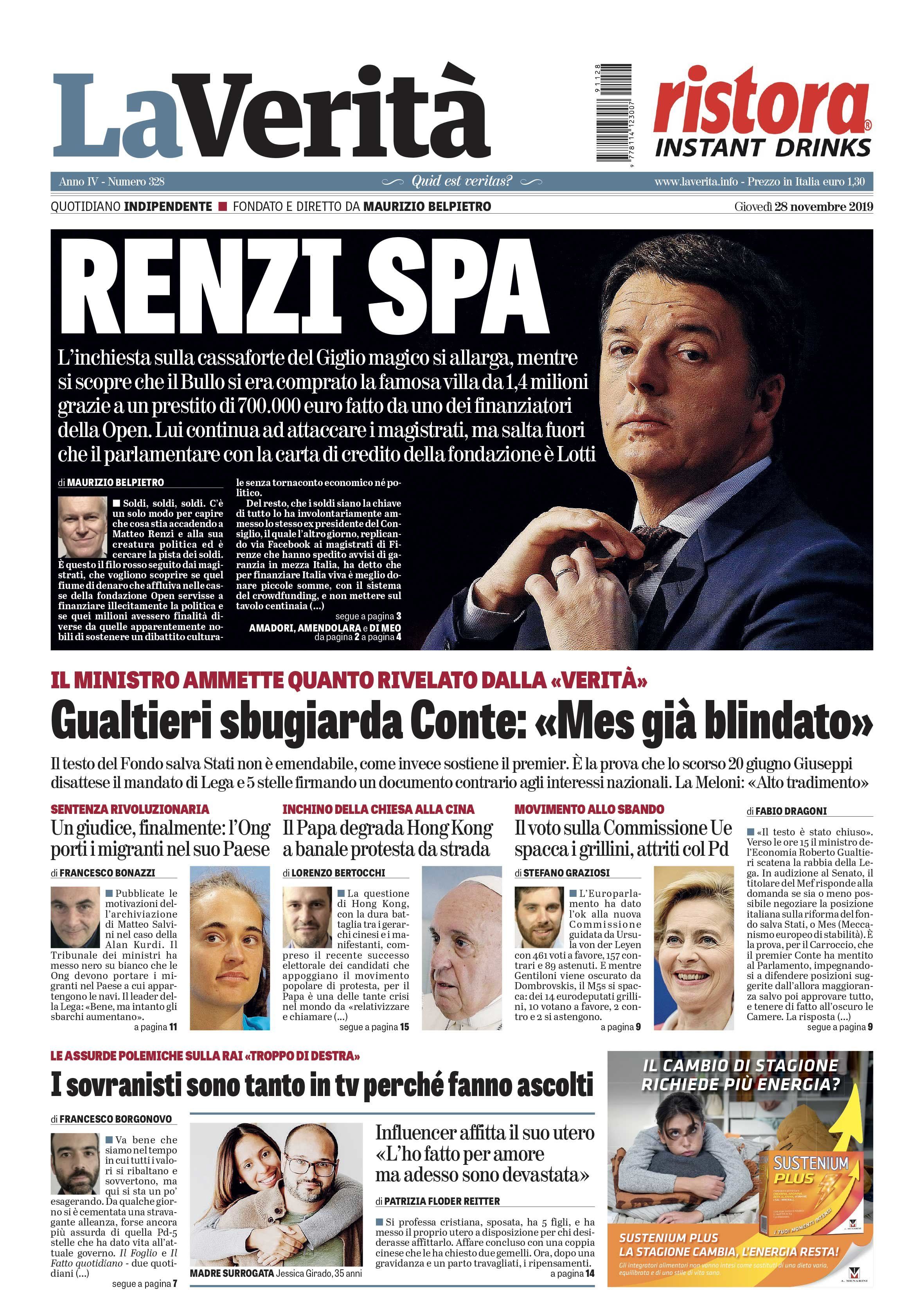 Oggi in edicola