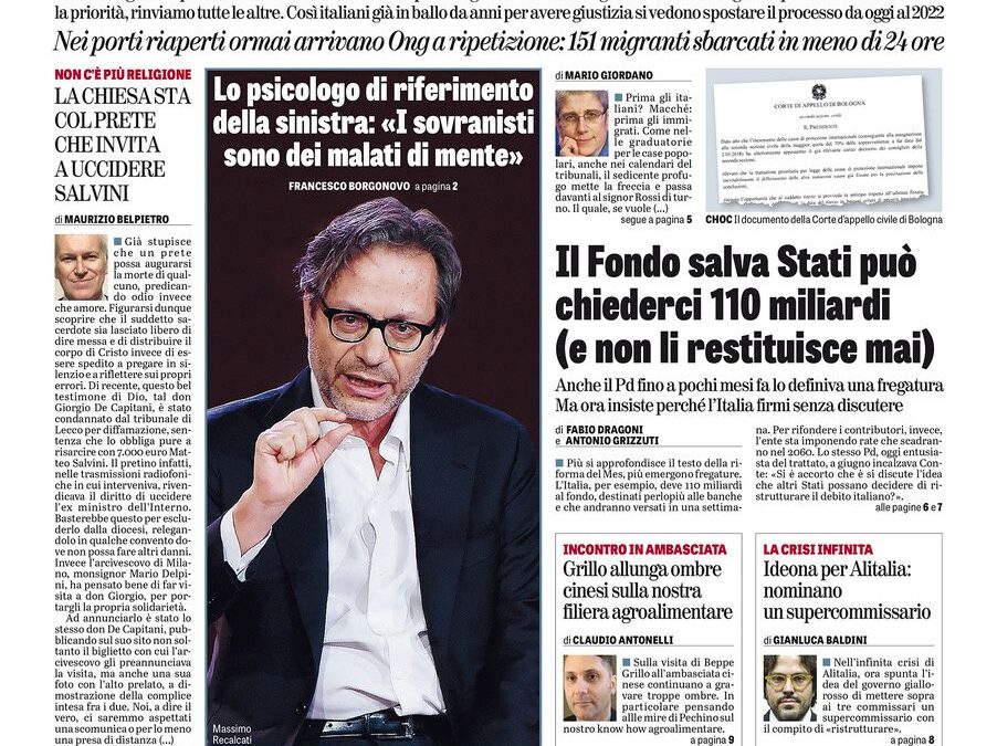 Oggi in edicola