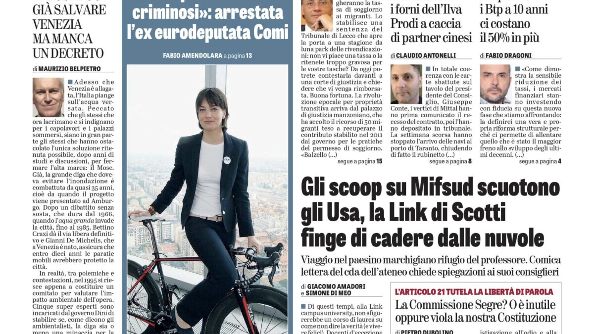 Oggi in edicola