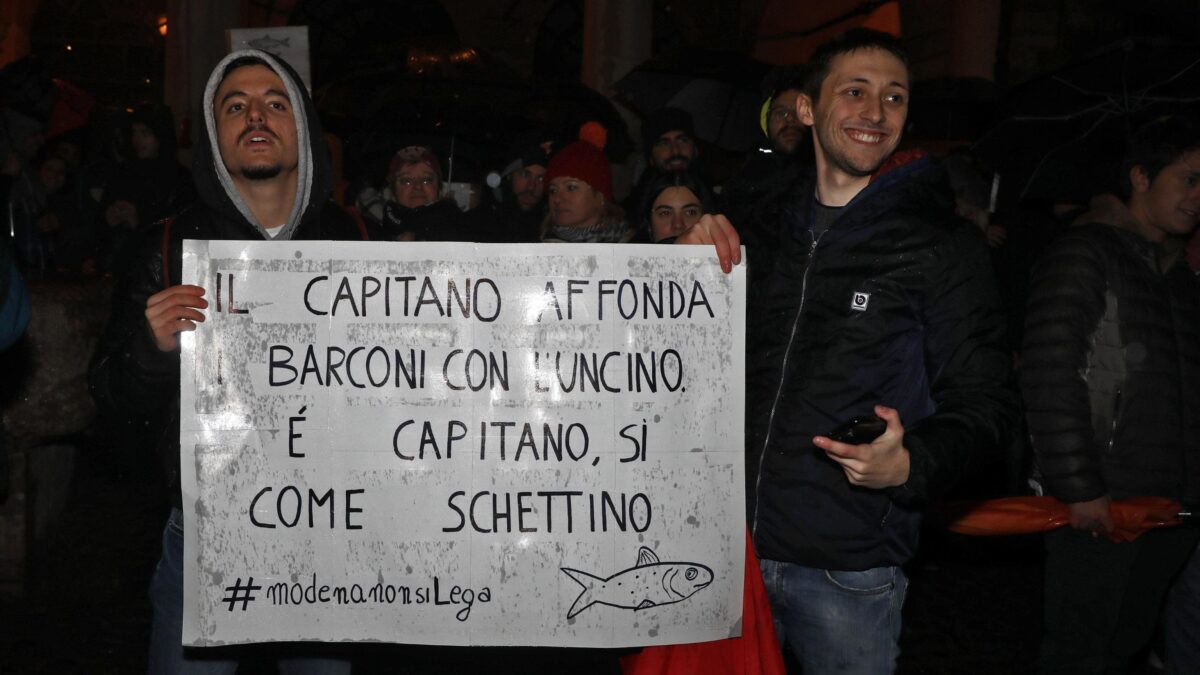 La sardina democratica vuole Salvini morto
