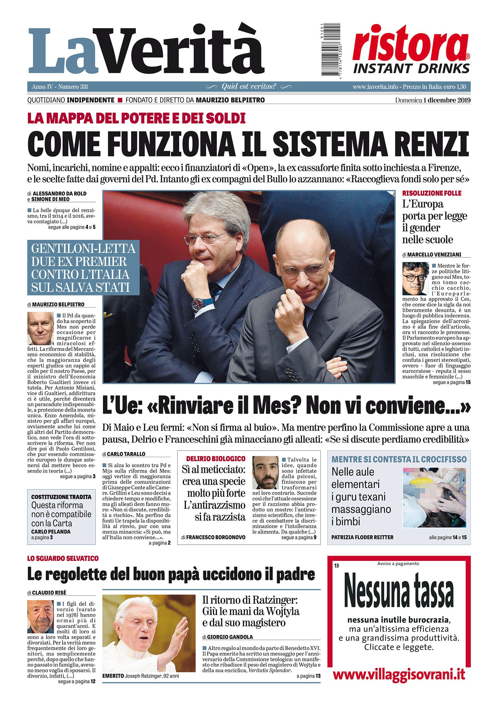 Oggi in edicola