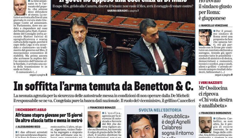 Oggi in edicola
