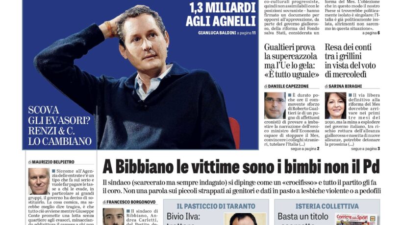Oggi in edicola
