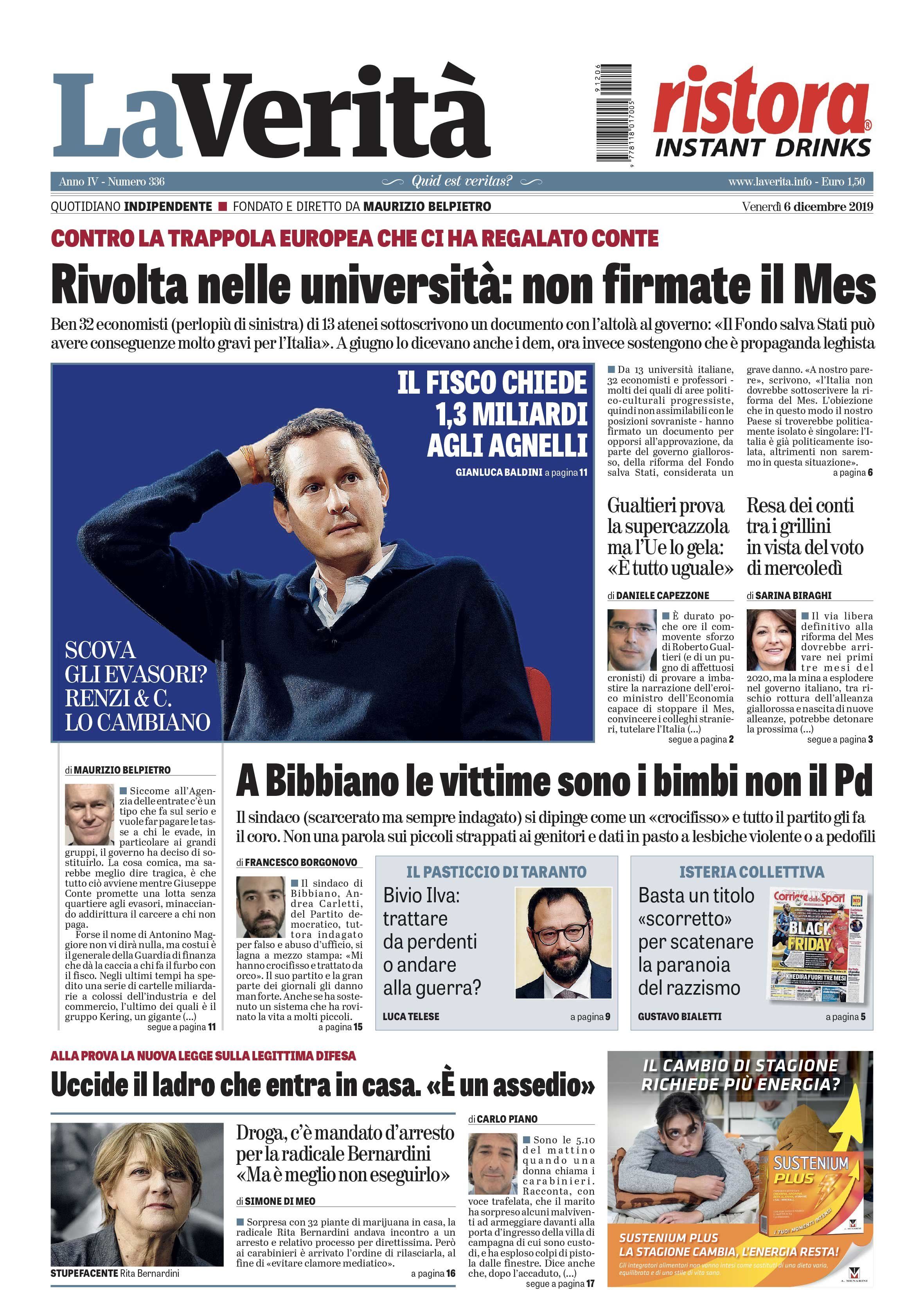 Oggi in edicola