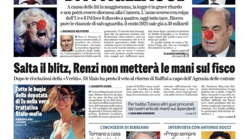 Oggi in edicola