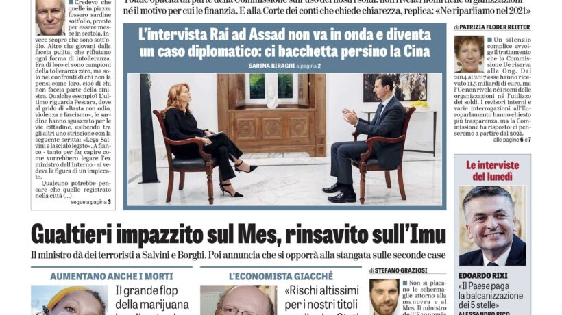 Oggi in edicola