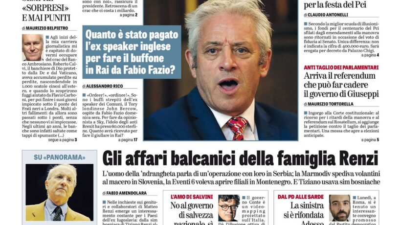 Oggi in edicola