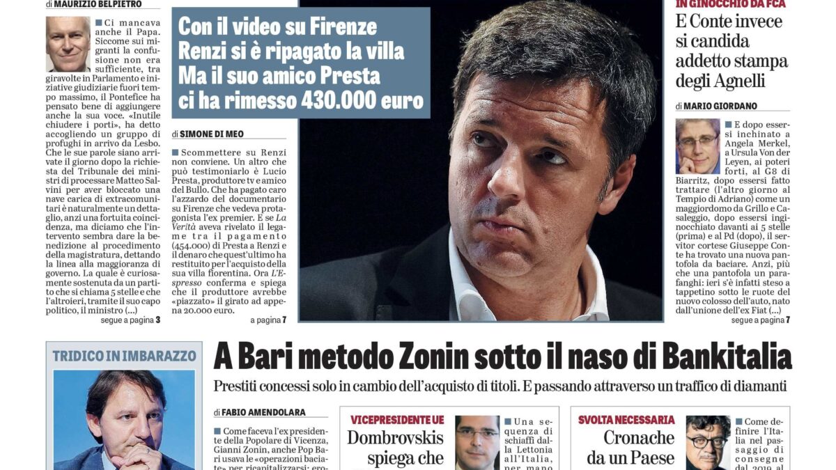 Oggi in edicola