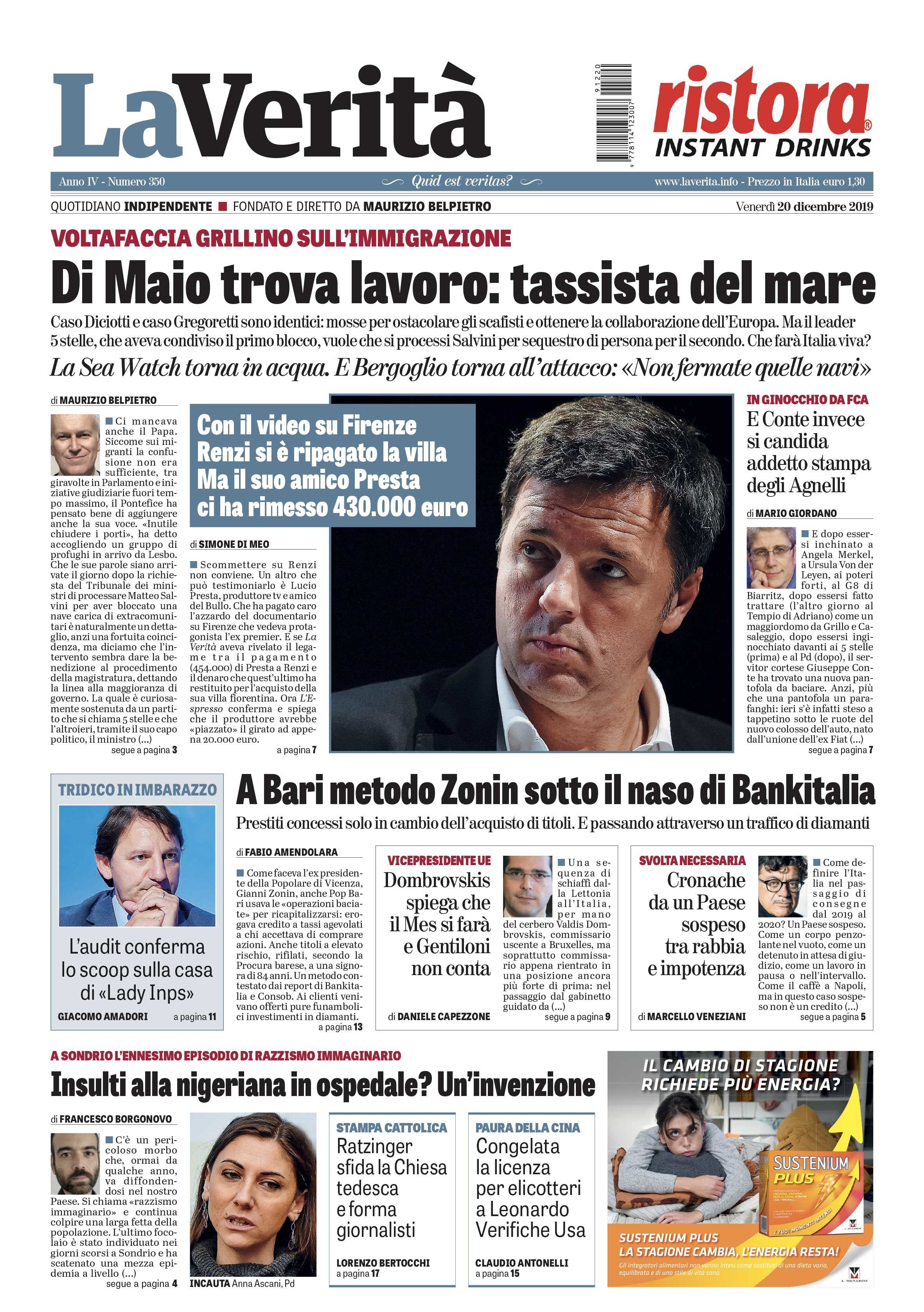 Oggi in edicola