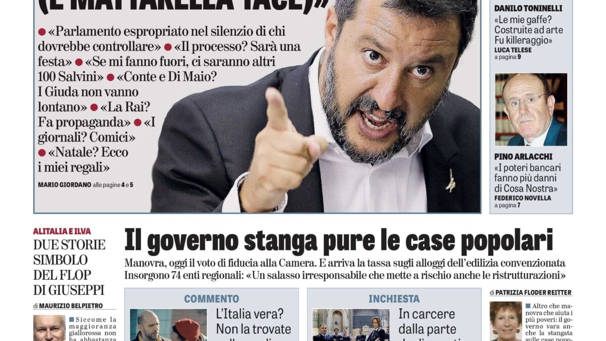 Oggi in edicola