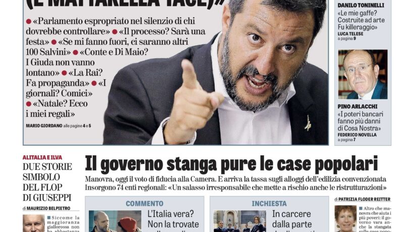 Oggi in edicola