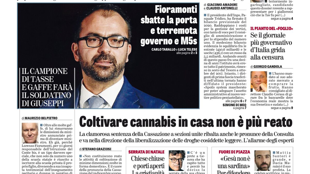 Oggi in edicola