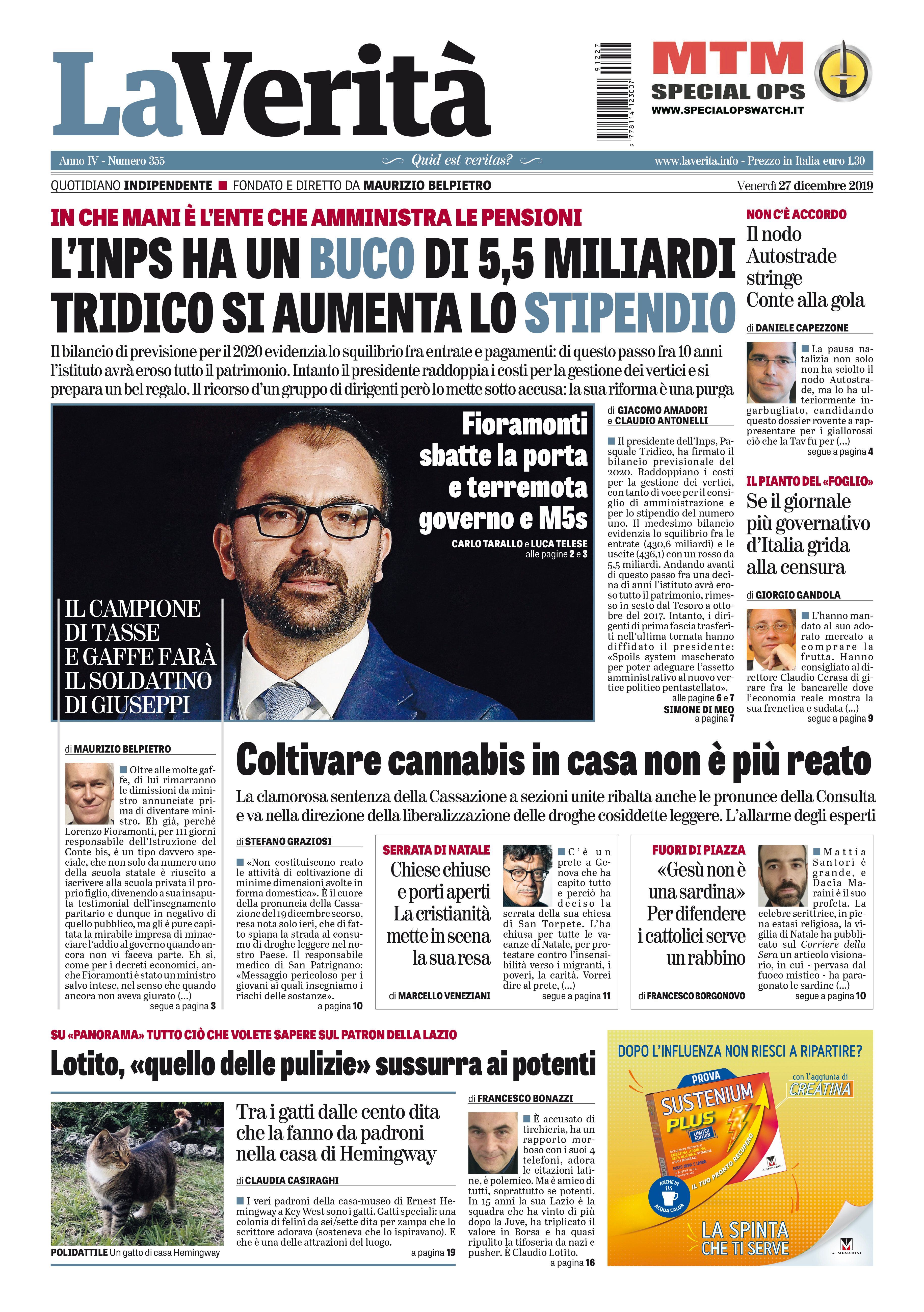 Oggi in edicola
