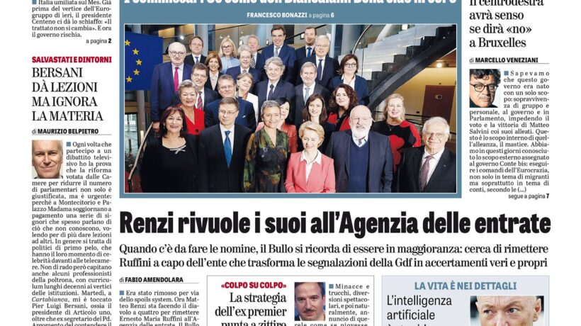 Oggi in edicola