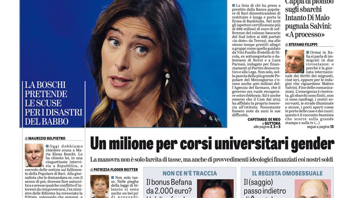 Oggi in edicola