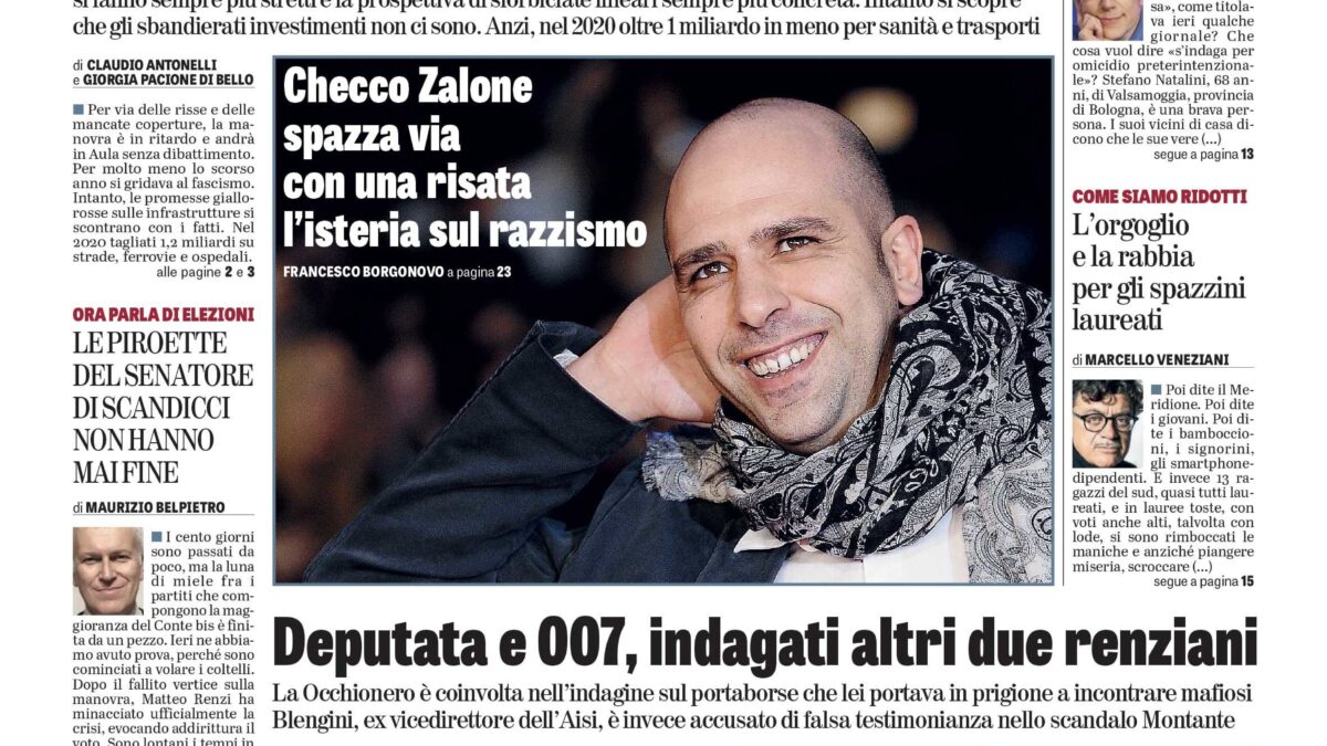 Oggi in edicola