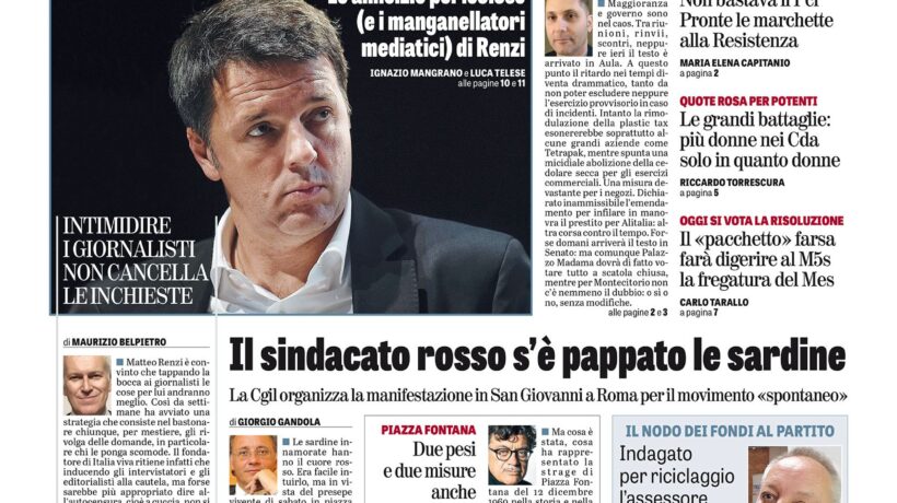Oggi in edicola