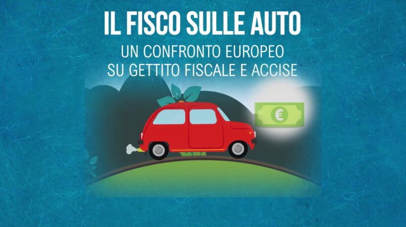 Italia al terzo posto in Europa per tasse pagate sulle auto