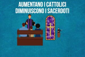 Chiesa, aumentano i cattolici ma diminuiscono i sacerdoti
