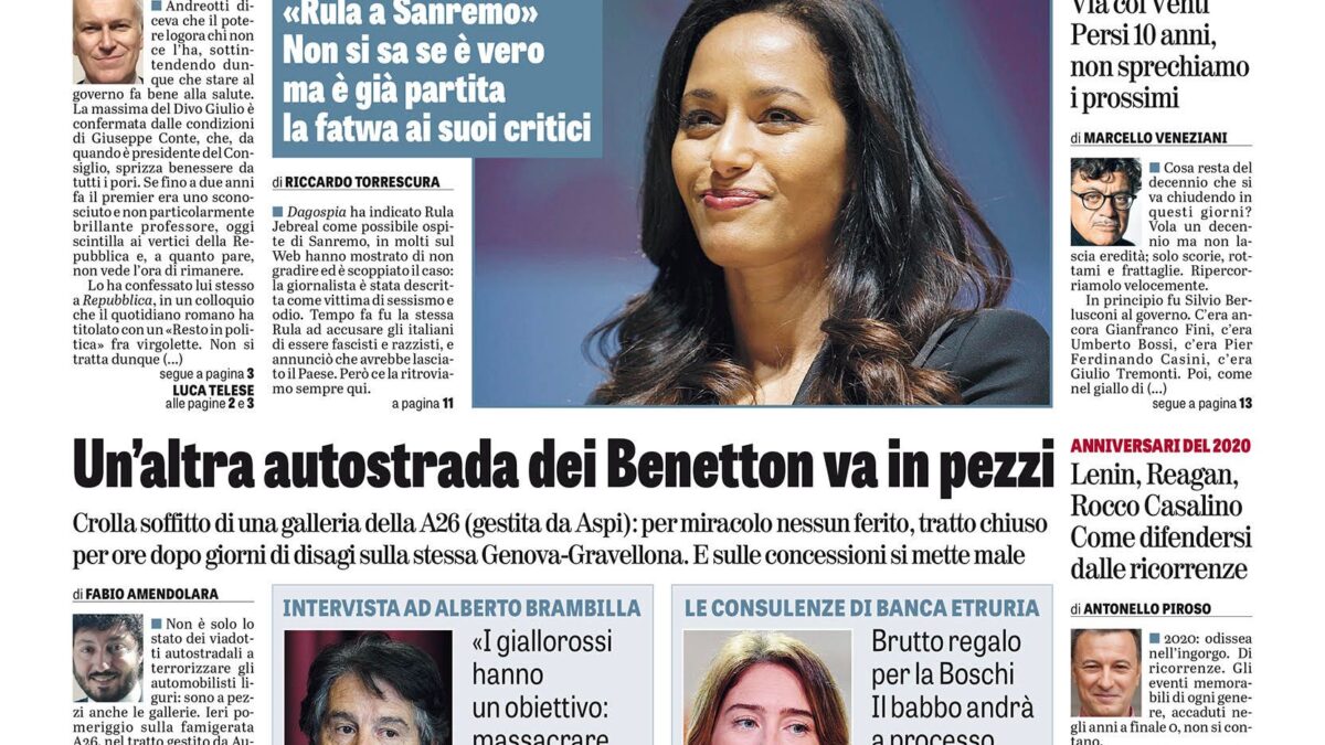 Oggi in edicola