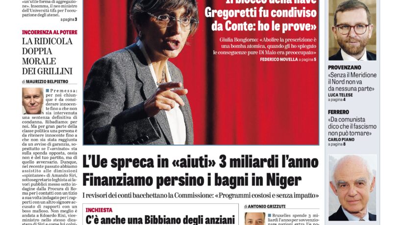 Oggi in edicola