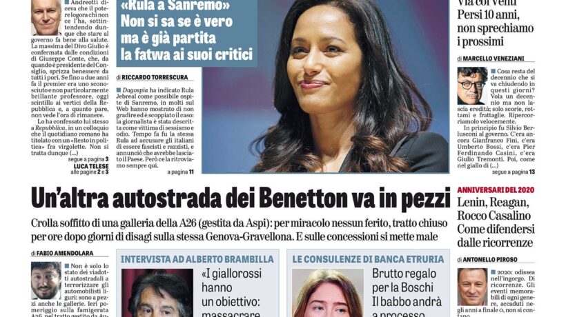 Oggi in edicola