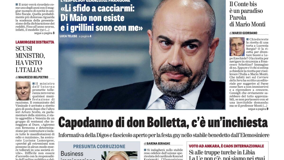 Oggi in edicola