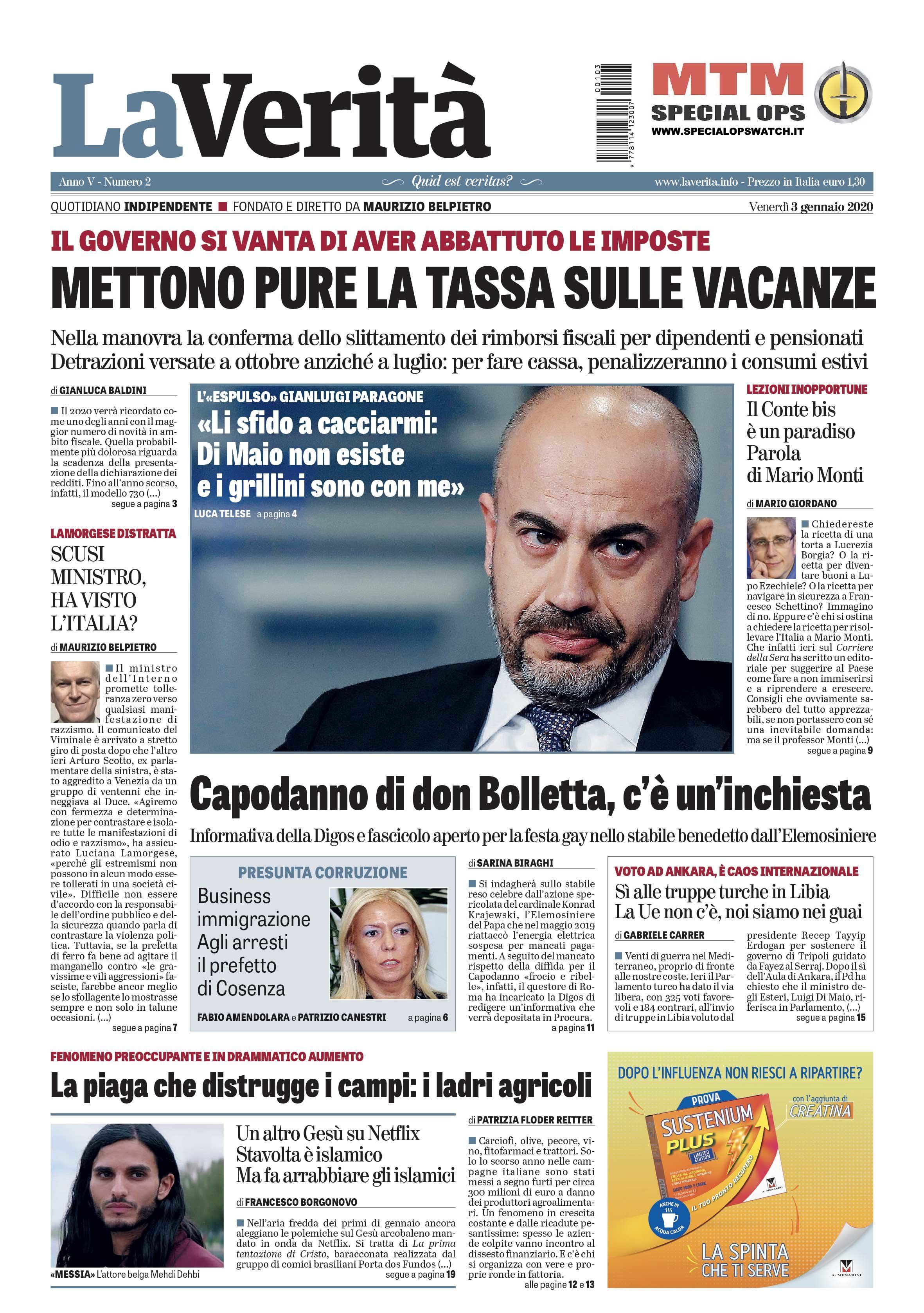 Oggi in edicola