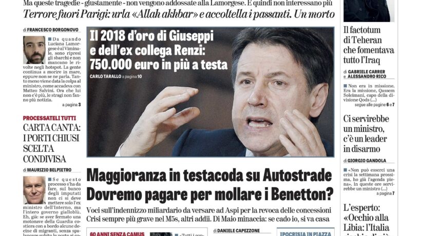 Oggi in edicola