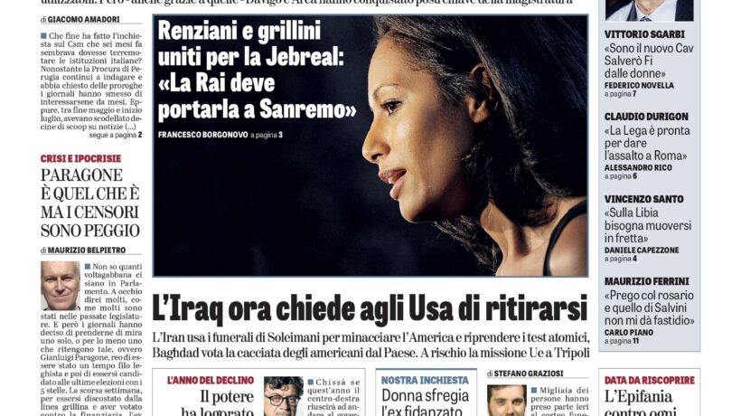 Oggi in edicola