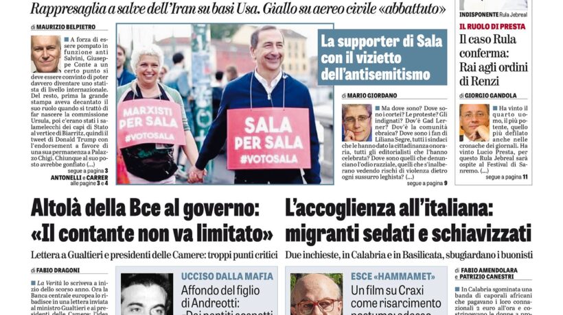 Oggi in edicola