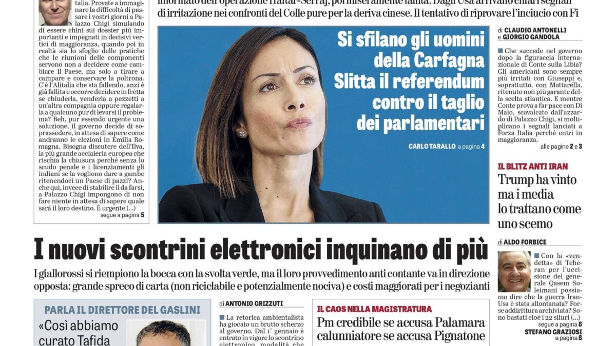 Oggi in edicola