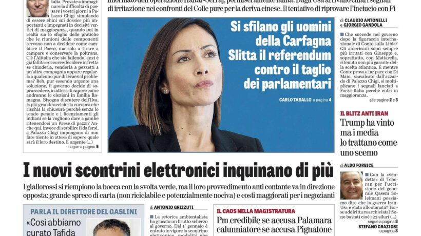 Oggi in edicola