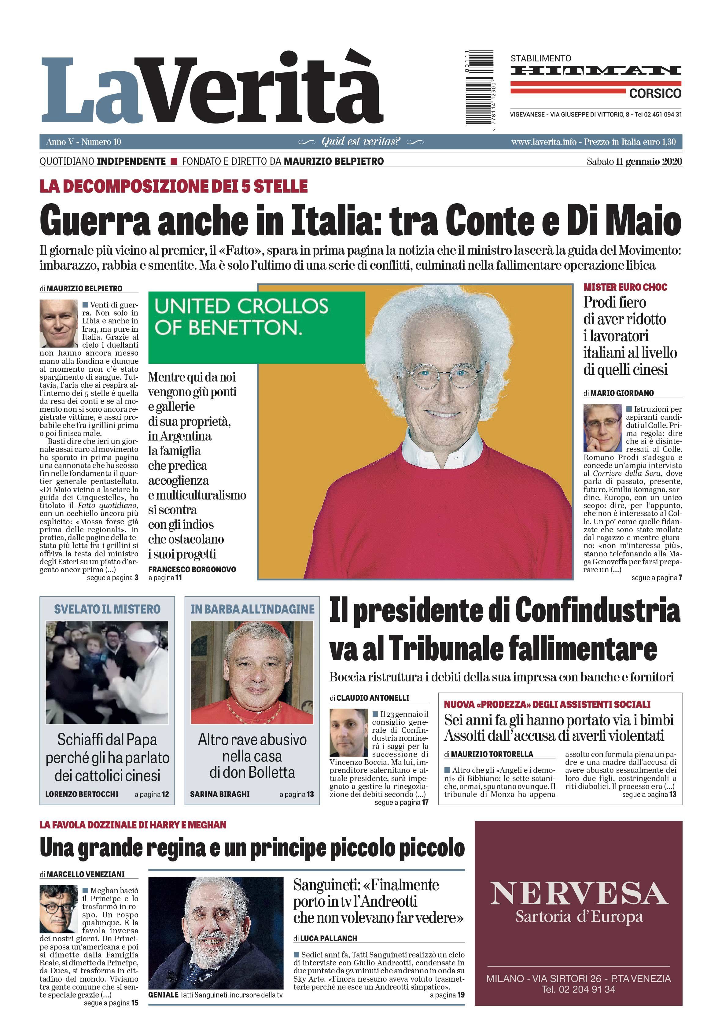 Oggi in edicola
