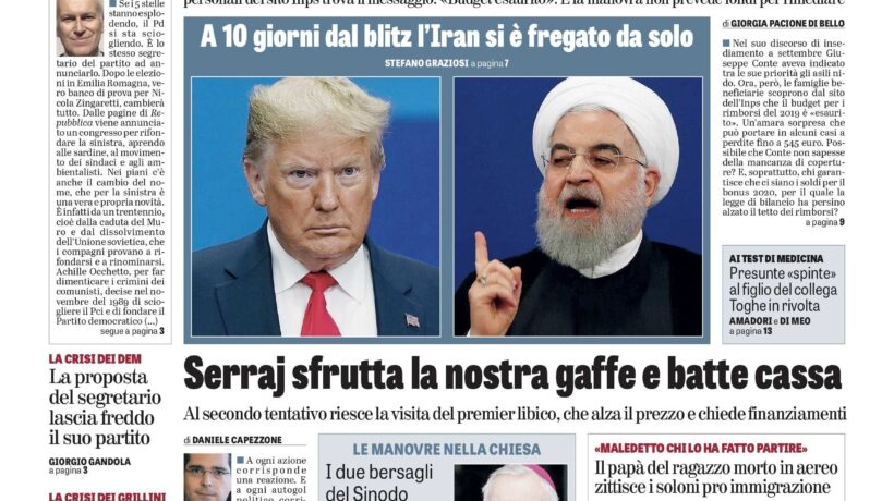 Oggi in edicola