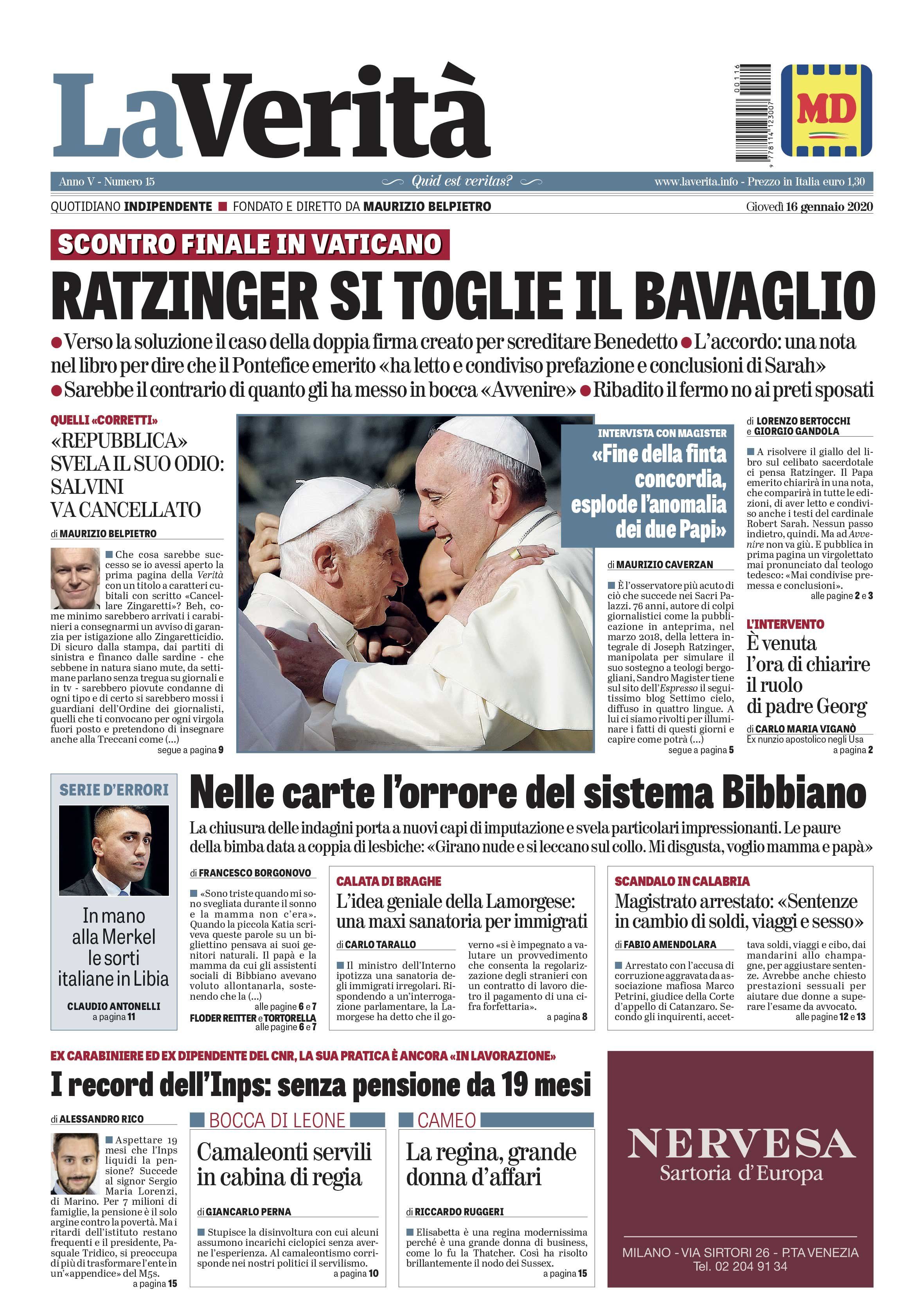 Oggi in edicola