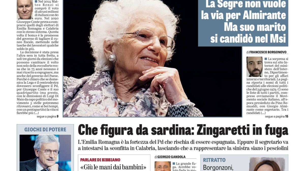 Oggi in edicola