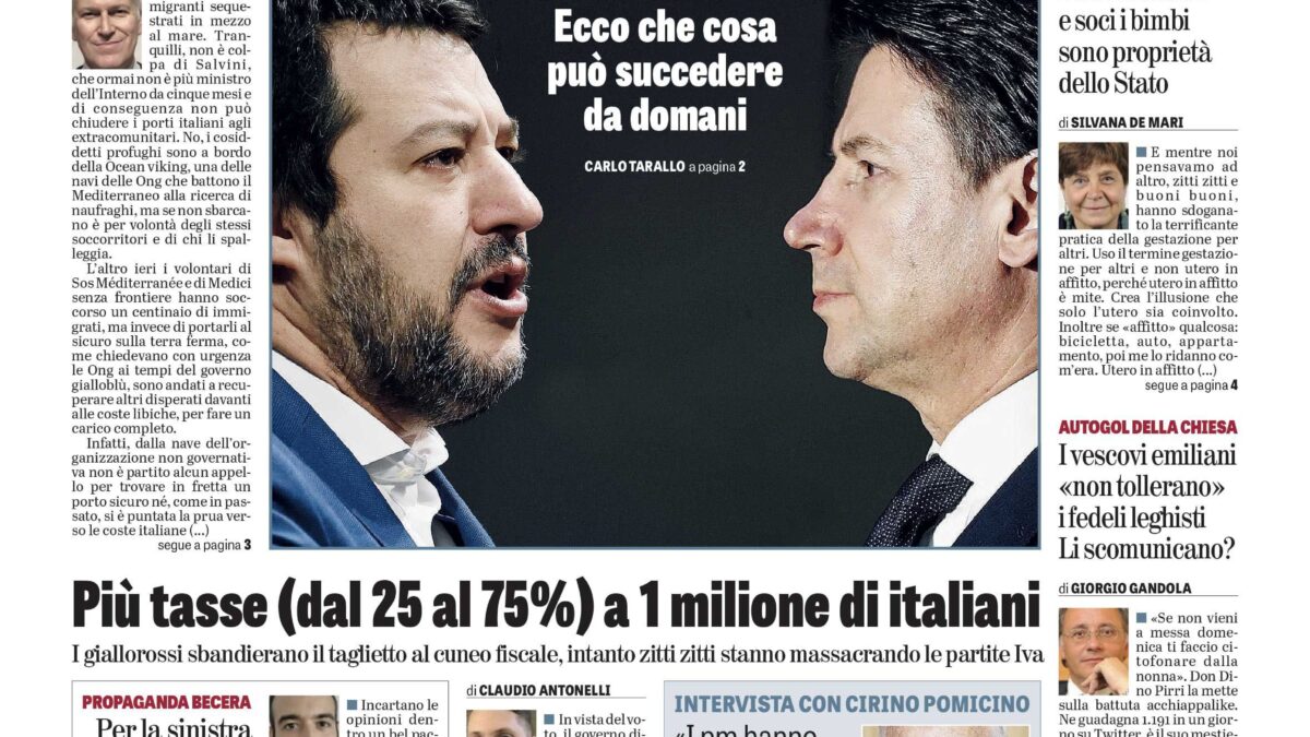 Oggi in edicola