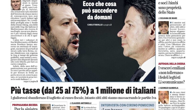 Oggi in edicola