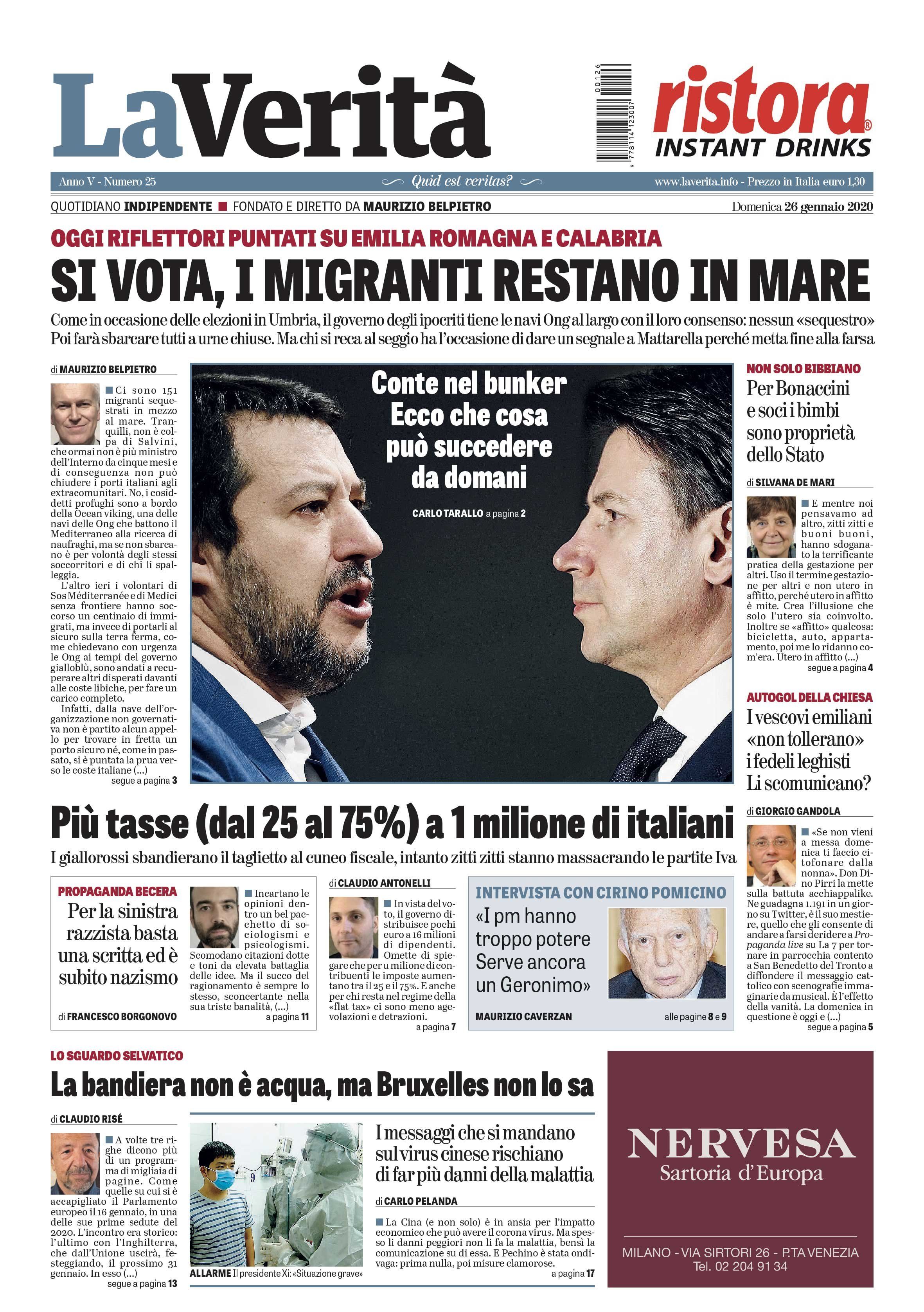 Oggi in edicola