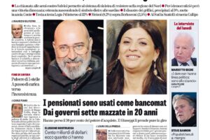 Oggi in edicola